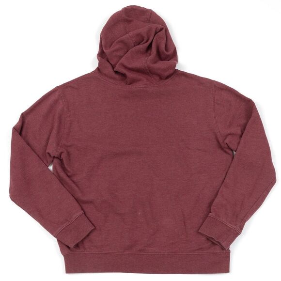 Volcom‎ Maroon Heather Blaqued Out Logo Hoodie Pullover Men's Size Medium - Picture 12 of 13